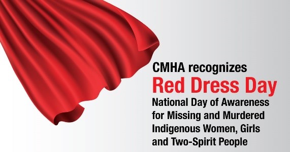 CMHA Niagara recognizes Red Dress Day 