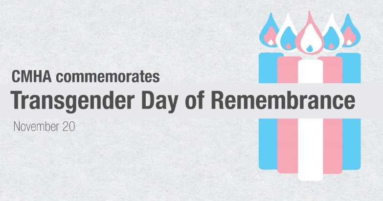 CMHA commemorates Transgender Day of Remembrance Nov. 20
