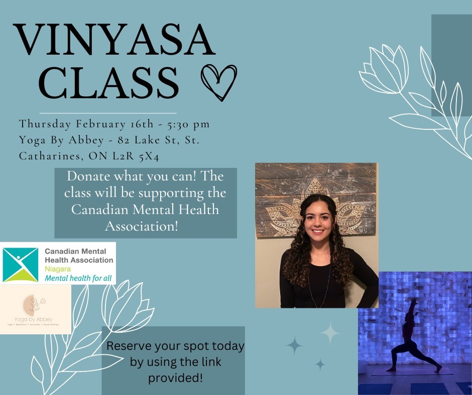 Yoga by Abby Vinyasa Class for CMHA Niagara