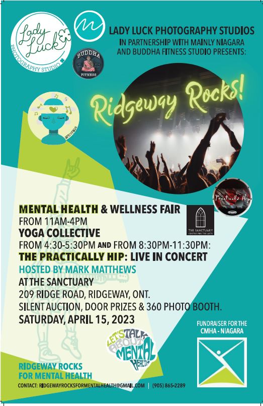 Ridgeway Rocks April 15 fundraising poster