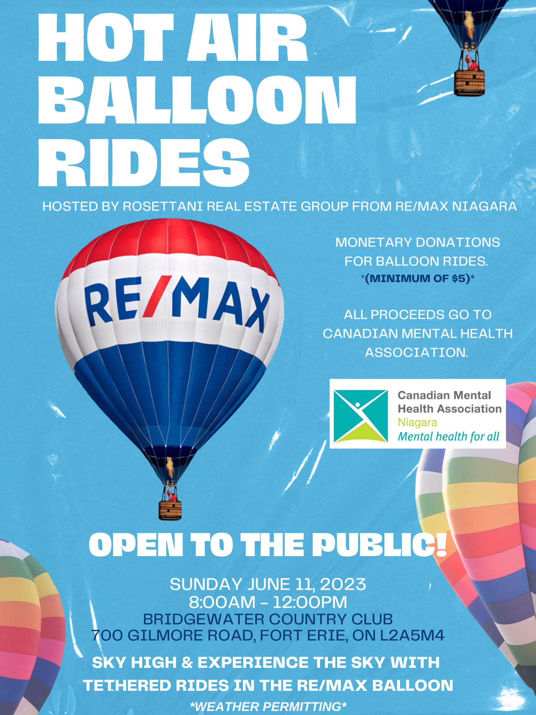Hot Air balloonn rides by donation
